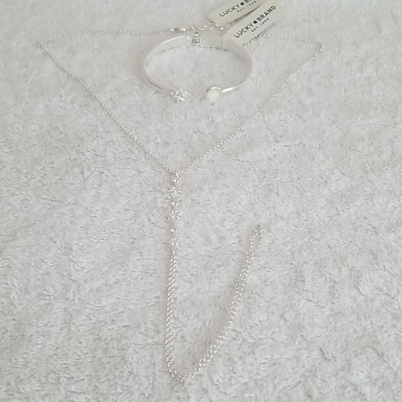 New Lucky Brand  Flower Lariat Necklace - Picture 3 of 6